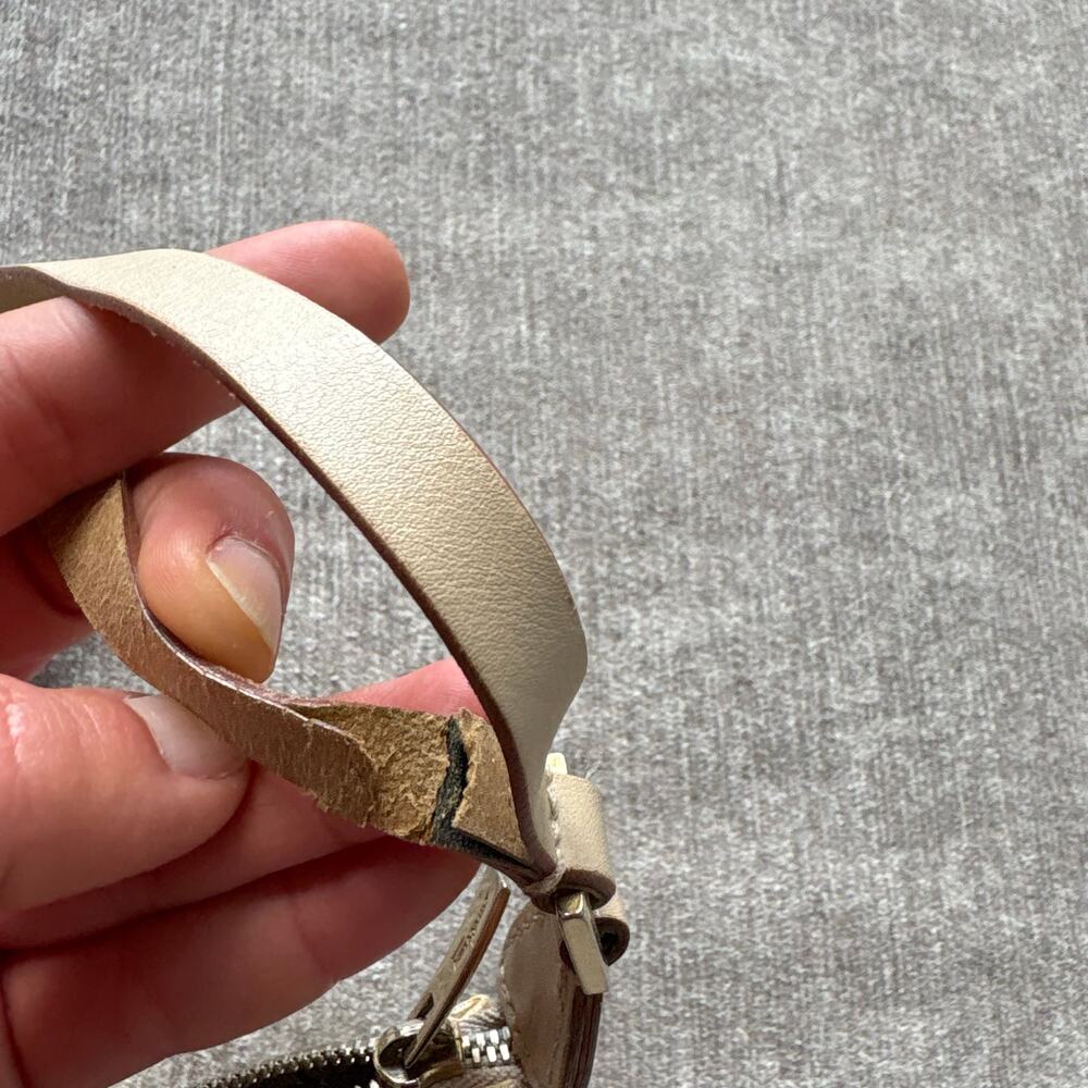 Rare!! Salvatore Ferragamo leather-trimmed leopard print canvas shoulder bag - Picture 4 of 8